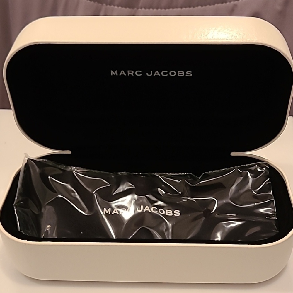 Marc Jacobs Pink Peach Burgundy Sunglasses brand new in box - Picture 10 of 13